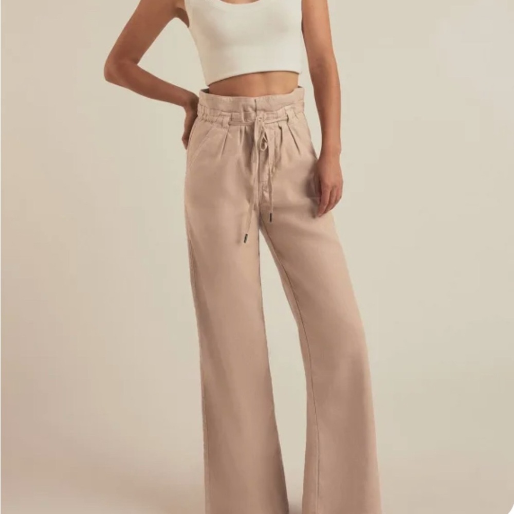Favorite daughter Linen pants in warm sand